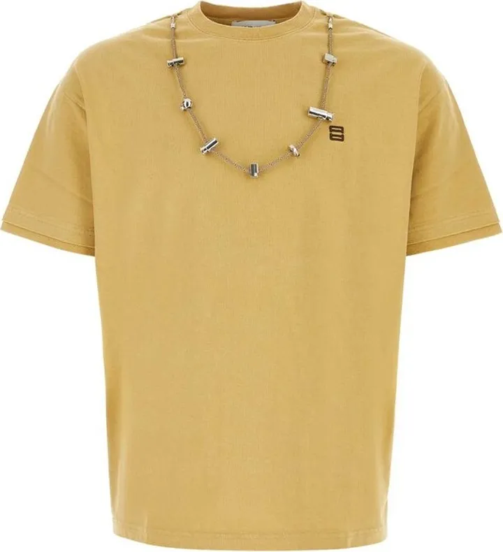 Ambush Necklace Embellished Crewneck T-Shirt