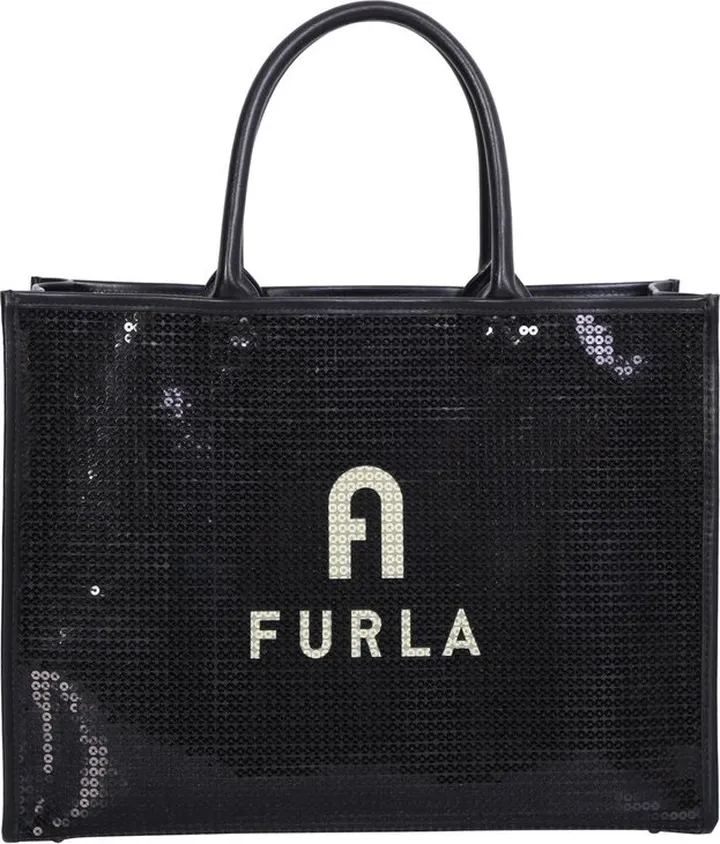 Furla Sequin Embellished Logo Tote Bag
