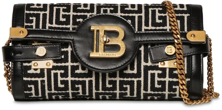 BBuzz 23 Monogram jacquard clutch