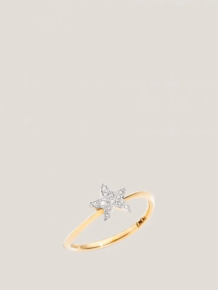 Precious icon Dodo ring in yellow gold