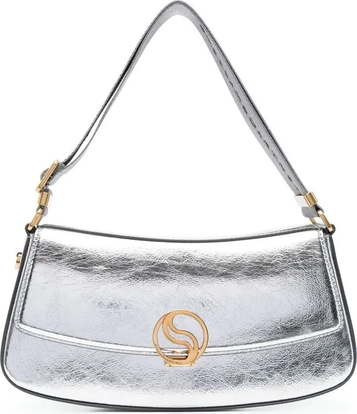 S-Wave metallic shoulder bag