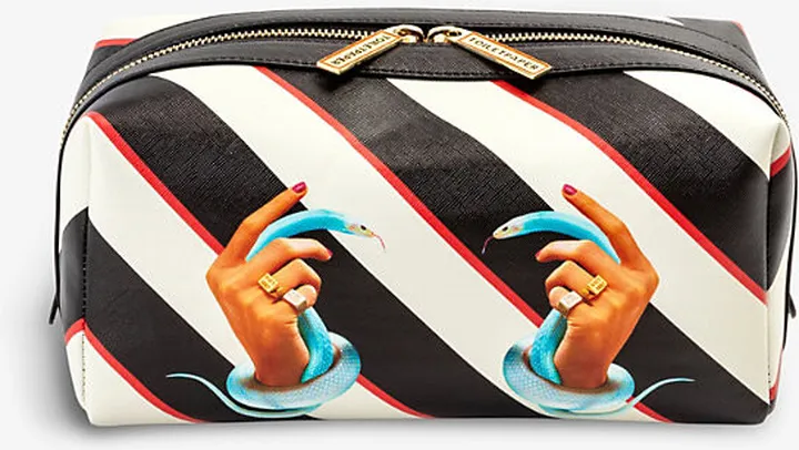Wears Toiletpaper Striped Canvas Wash bag