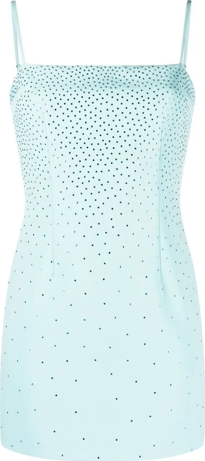 Rhinestone-Embellished Mini-Dress