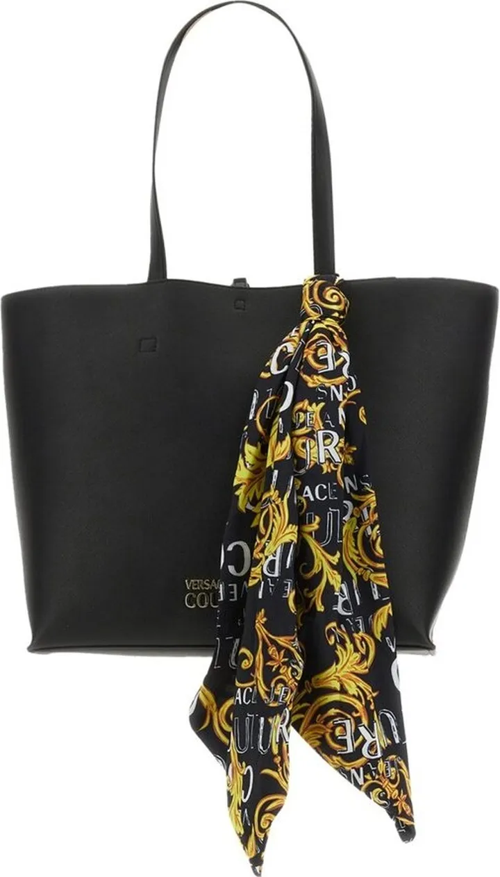Versace Jeans Couture Logo Plaque Tote Bag