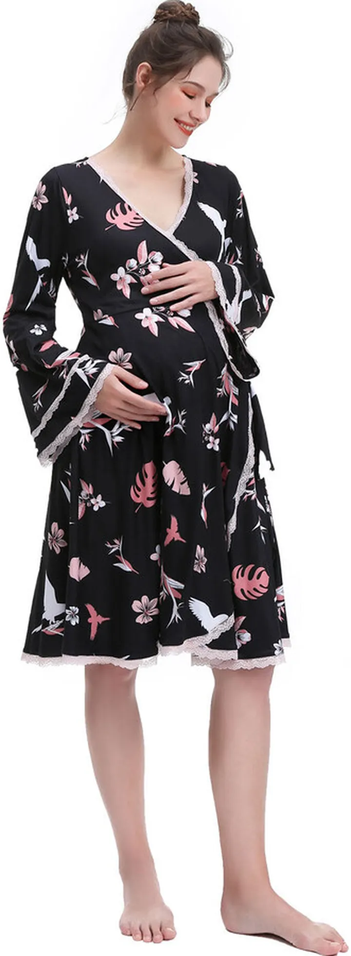 Angela Lounge Maternity Robe