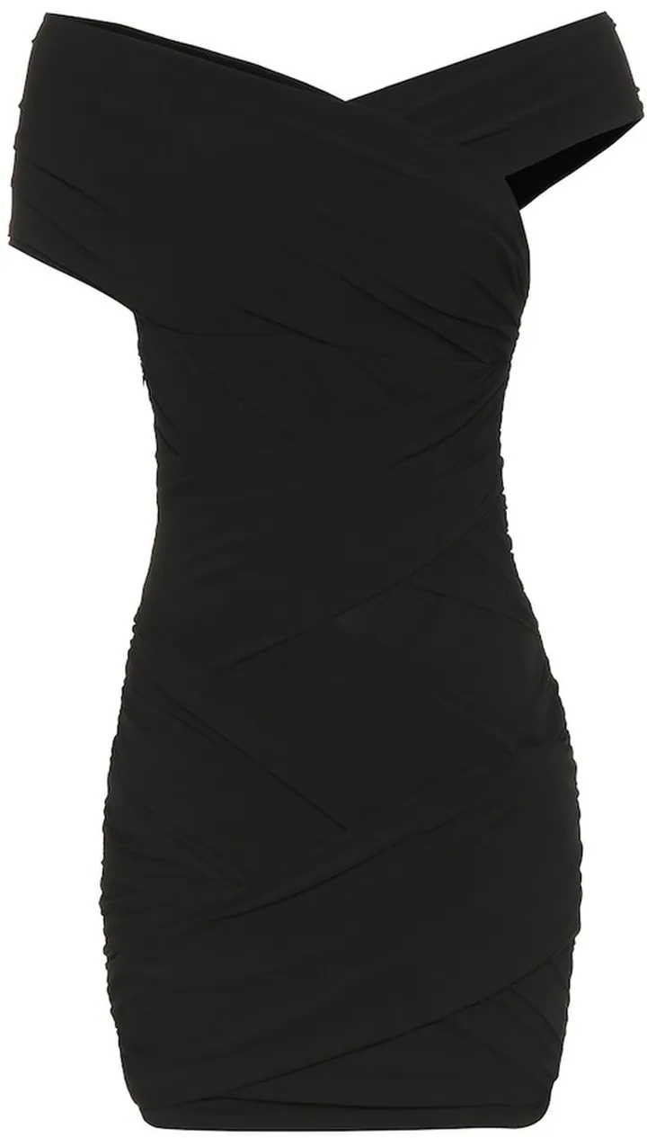Stretch-jersey minidress