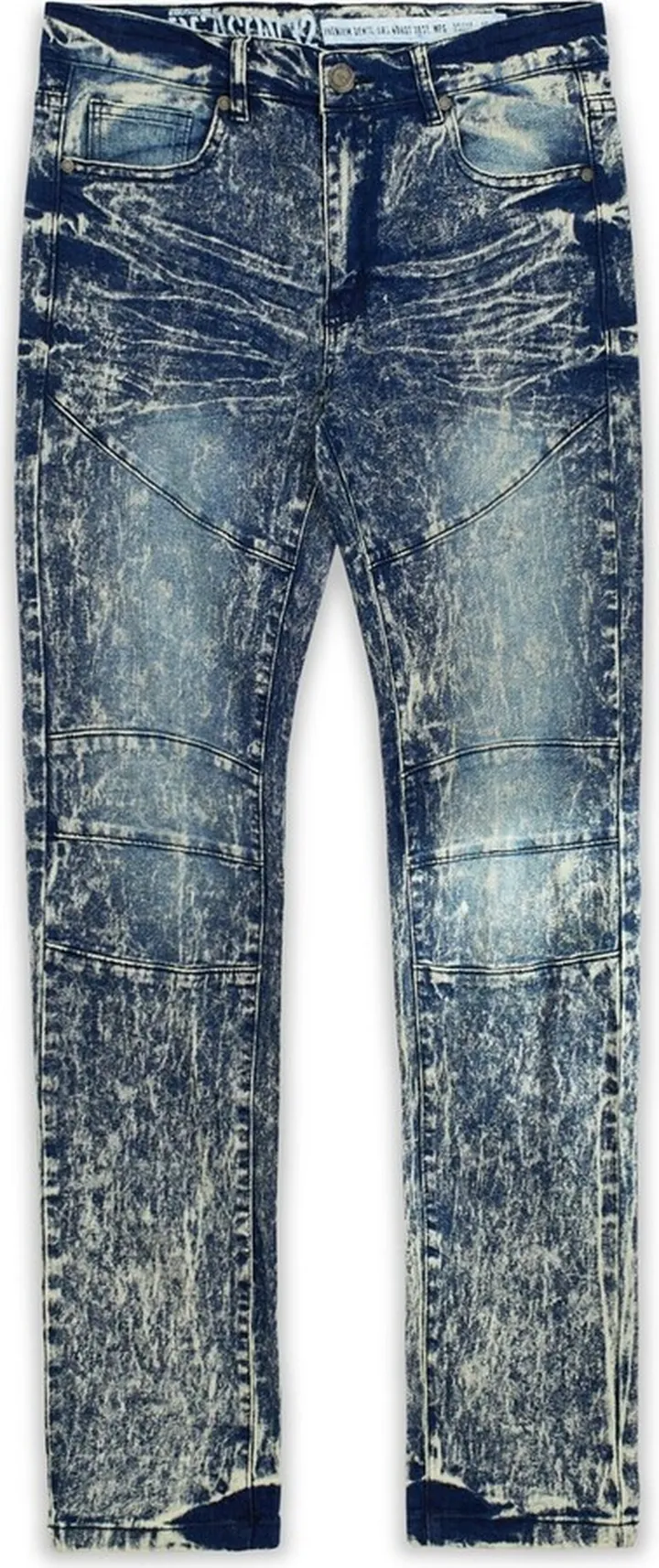 Reason Men's Big and Tall Haze Skinny Denim Jeans