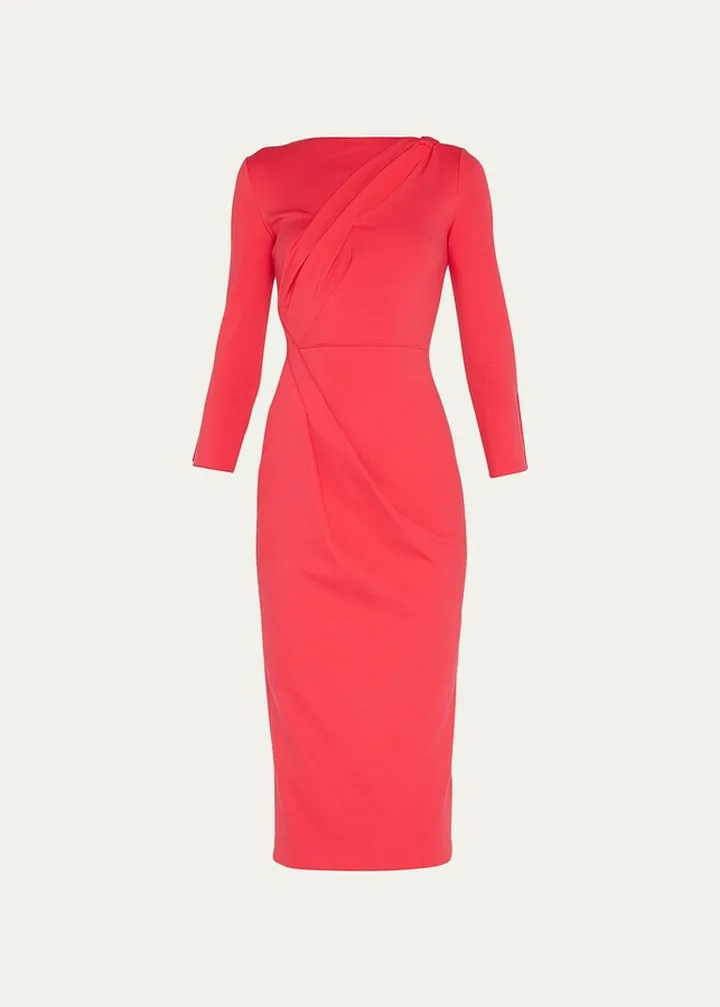 Keyhole Midi Dress
