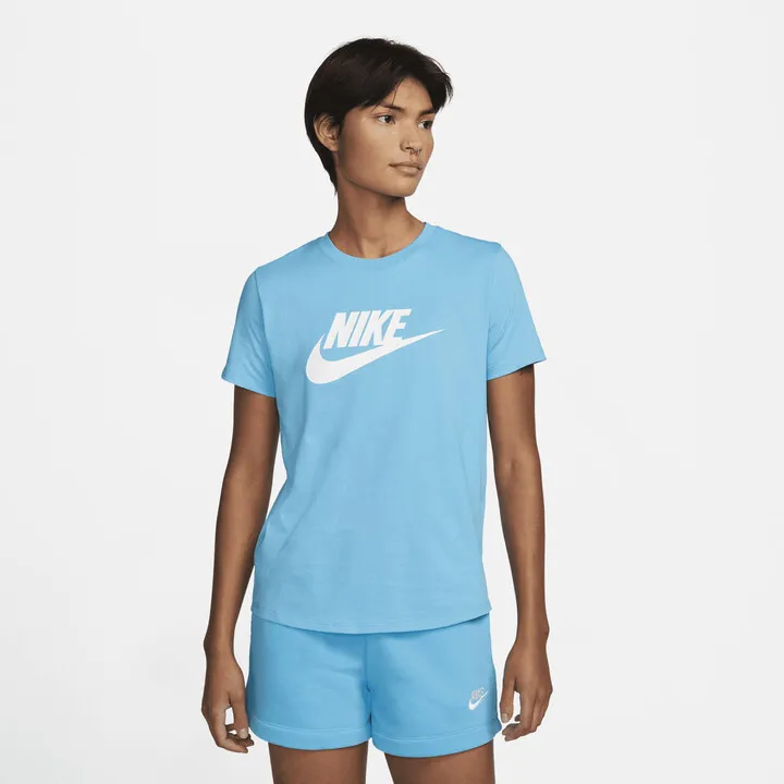Women's Nike Sportswear Essentials Logo T-Shirt in Blue