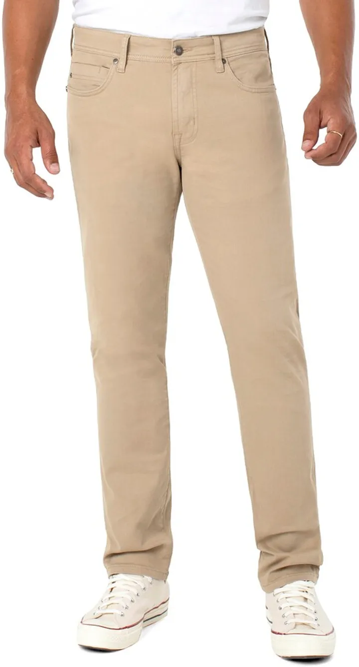 Kingston Modern Slim Straight Leg Twill Pants
