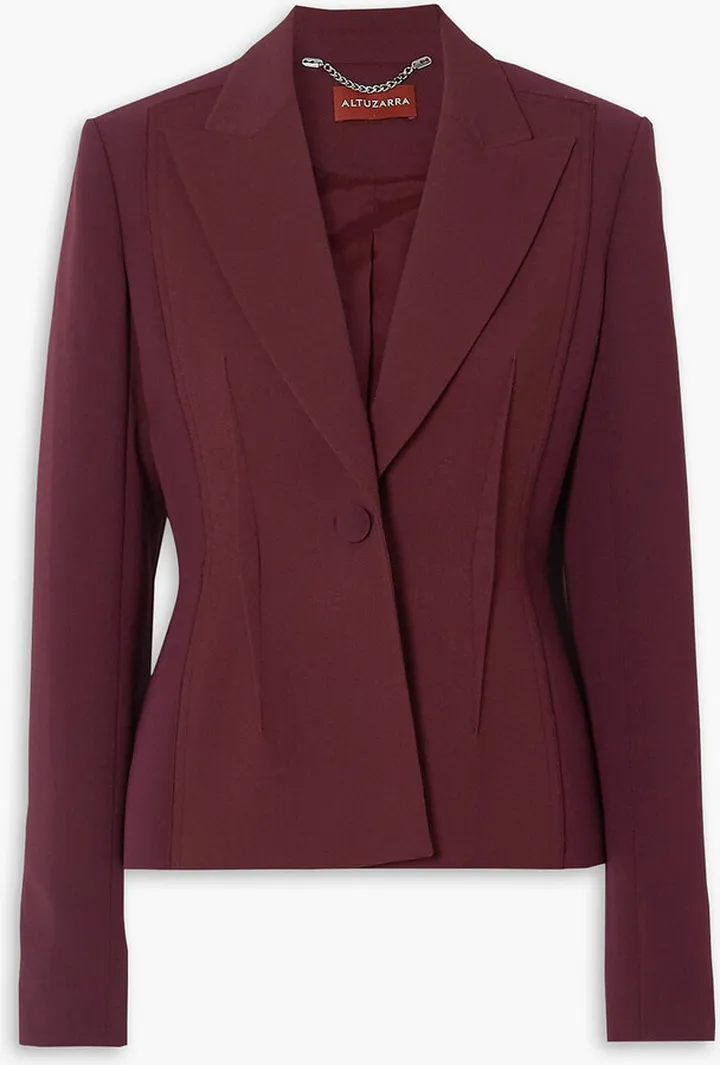 Eleanor crepe blazer