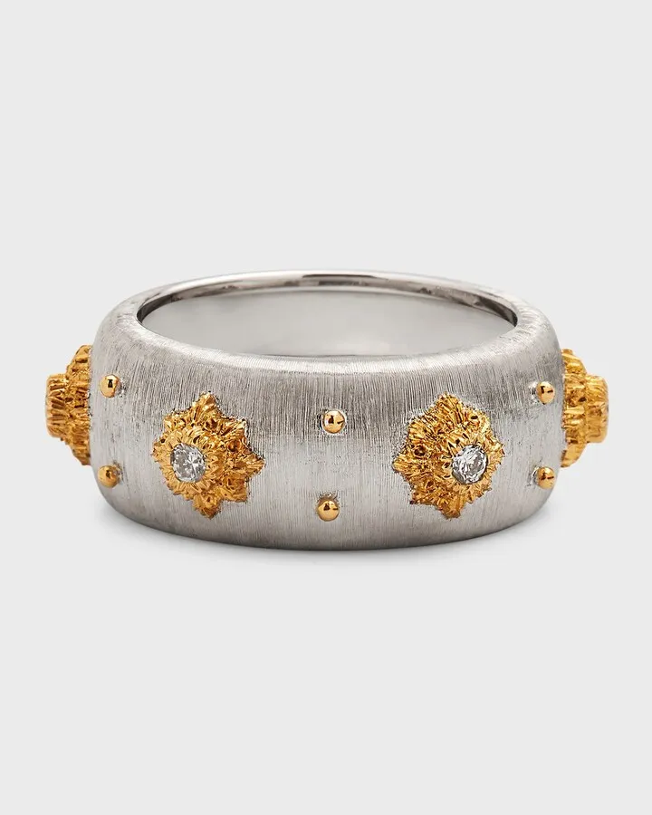Eternelle Macri 18K White and Yellow Gold Diamond Ring