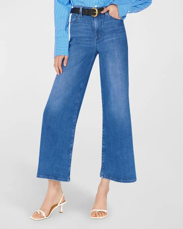 Le Palazzo Cropped Jeans