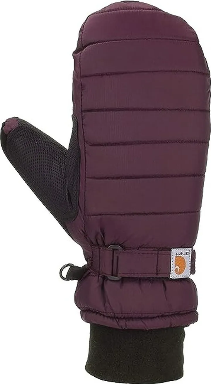 Carhartt Womens Quilts Insulated Mitten (Crabapple) Extreme Cold Weather Gloves
