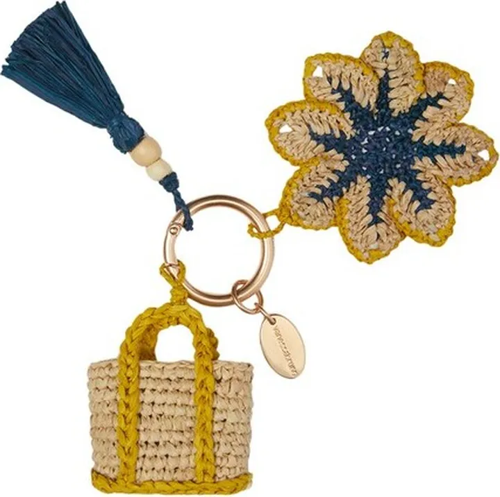 Magnolia Charm keychain