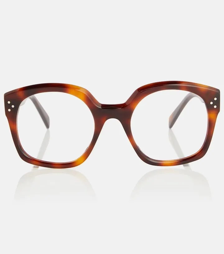 D-frame acetate glasses