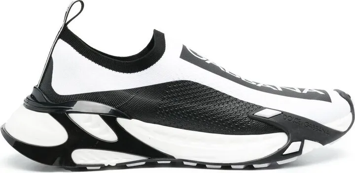 White Fast Slip-On Sneakers