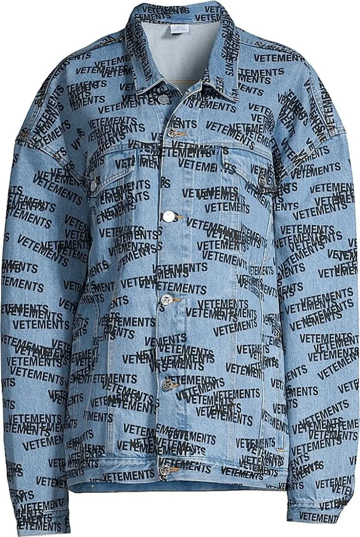 Stamped Logo Denim Jacket