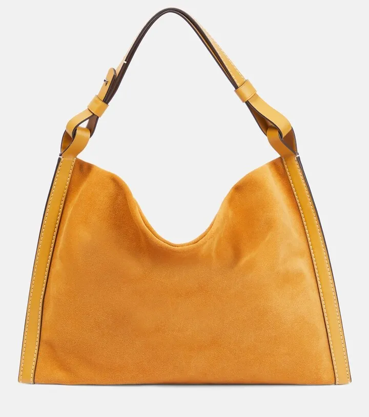 White Label suede tote bag