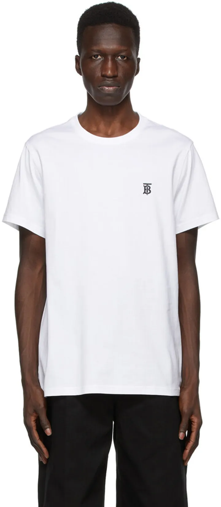 Burberry White TB Monogram New Parker T-Shirt