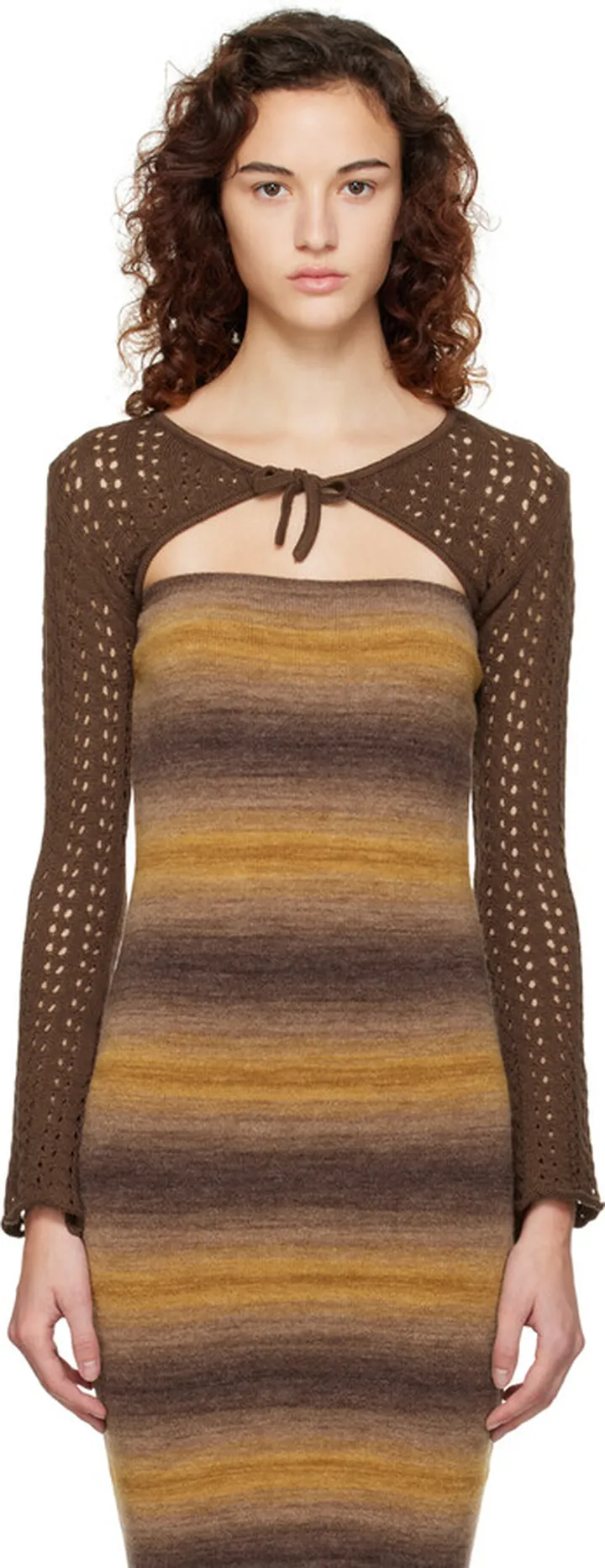 Gimaguas Brown Elia Cardigan