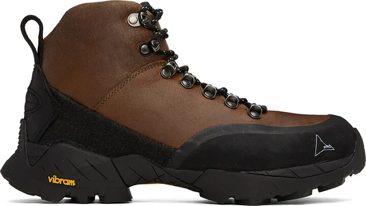 ROA Brown & Black Andreas Boots