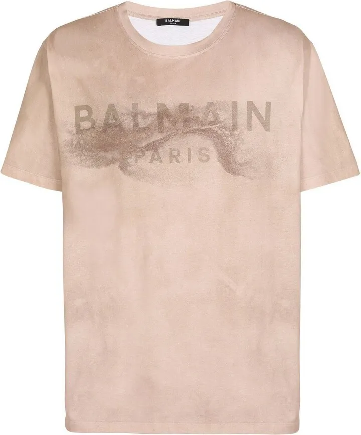 Neutral Desert Print Logo T-Shirt