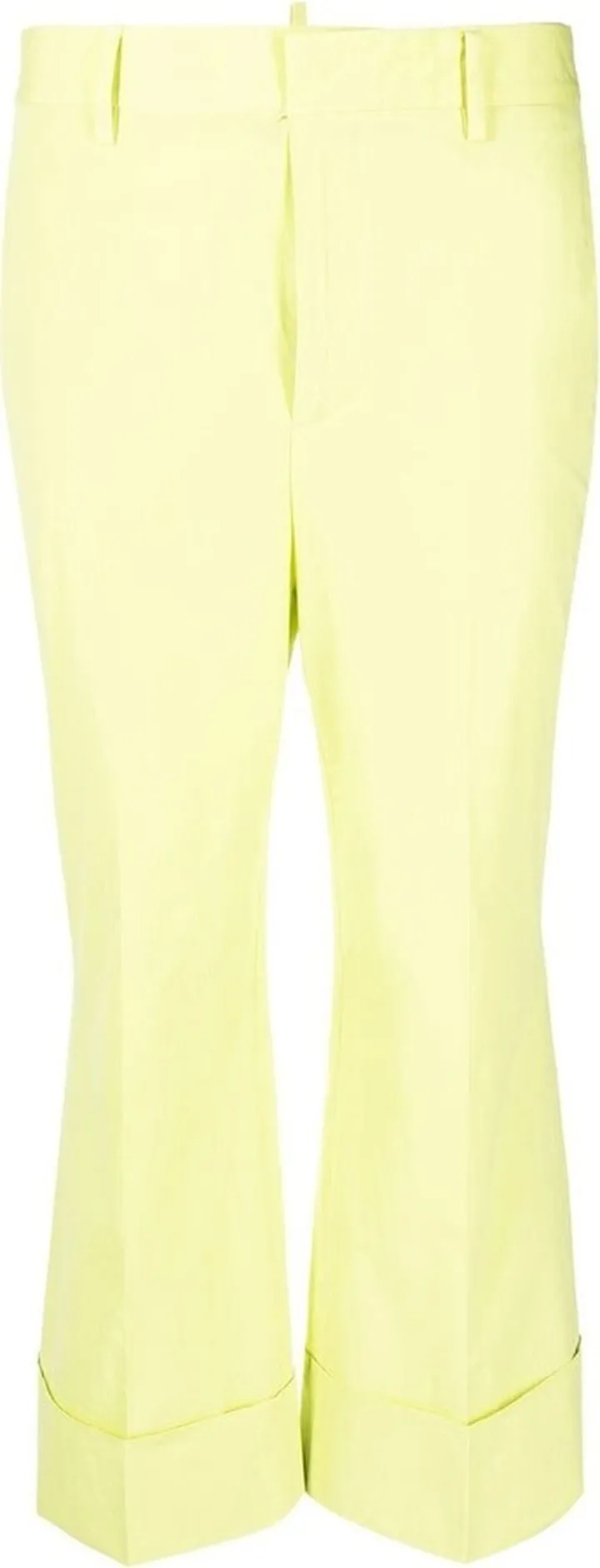 Cropped Straight-Leg Trousers