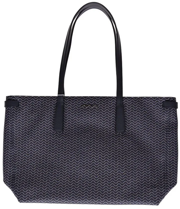 Zanellato Woven Effect Open Top Tote Bag