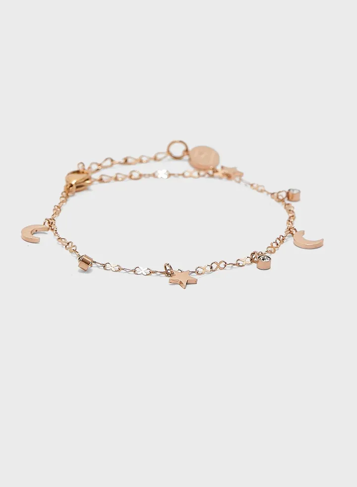 Celestial Moon And Stars Bracelet