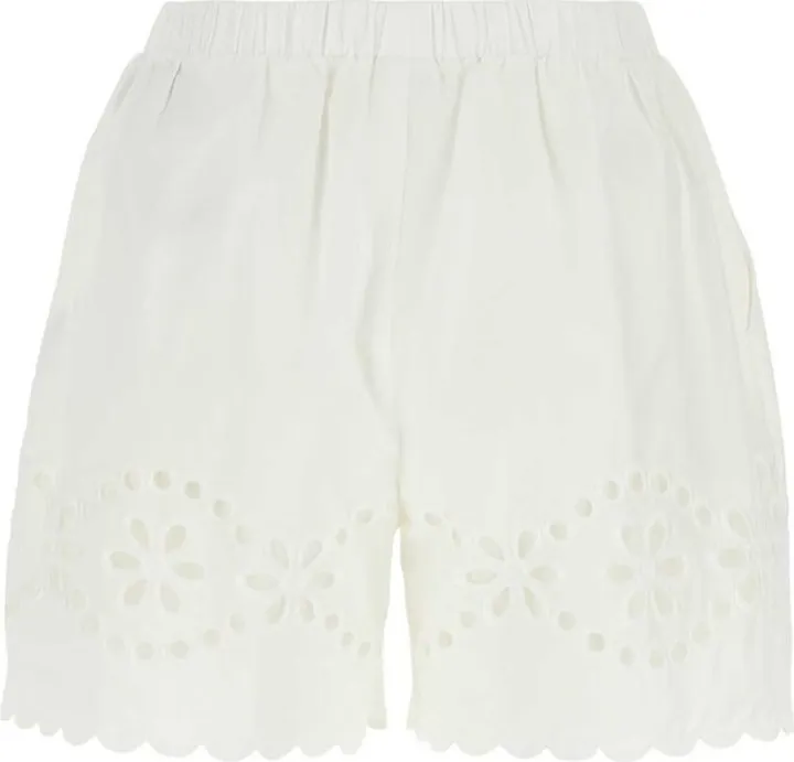 REDValentino Sangallo Embroidered Shorts