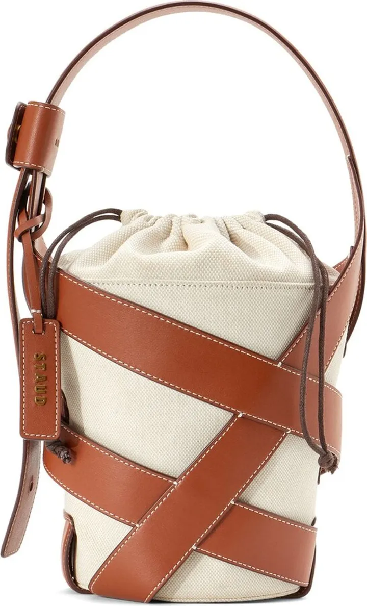 Hive leather bucket bag