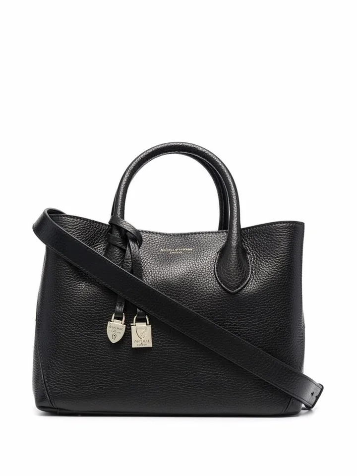London leather tote