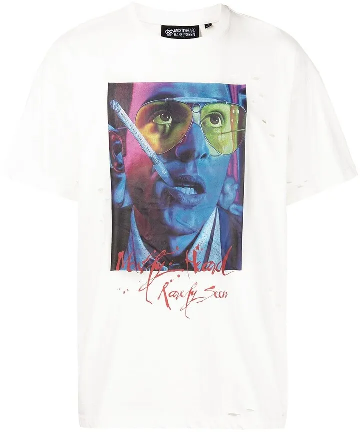 graphic-print cotton T-shirt