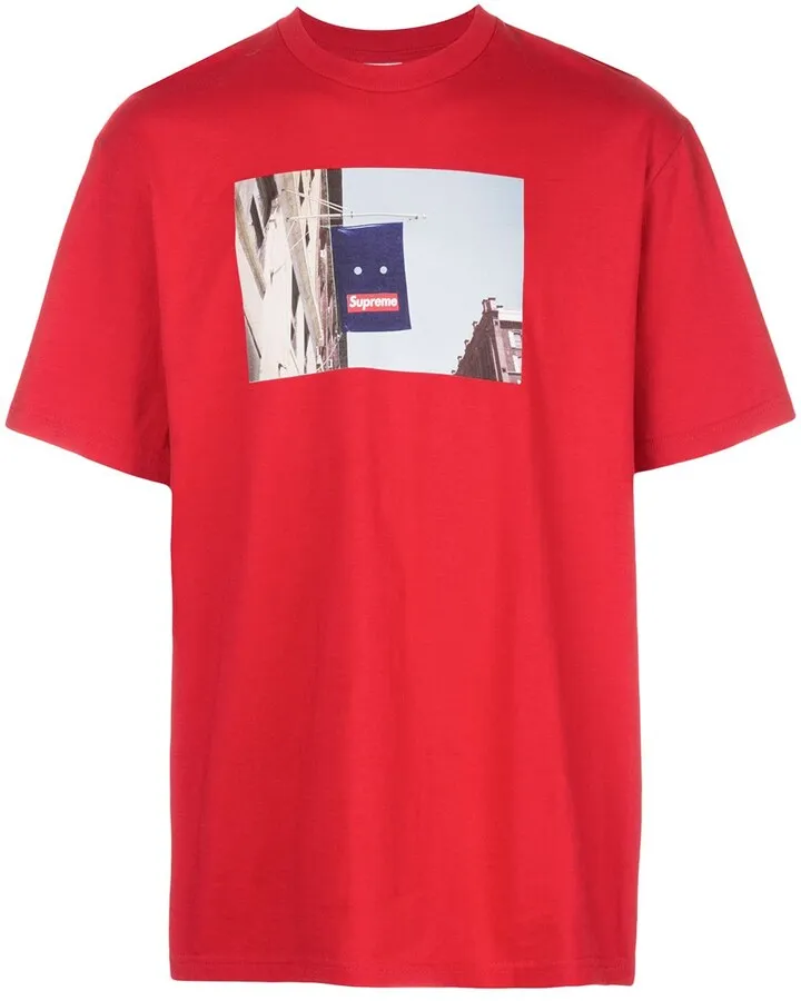 Banner print T-shirt