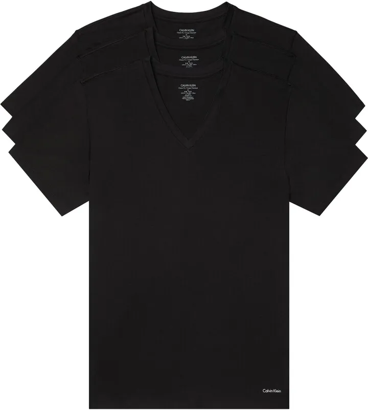 3-Pack Cotton V-Neck T-Shirt