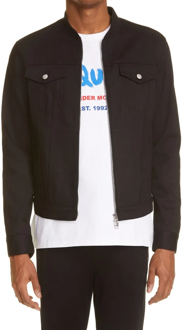 Graffiti Logo Denim Jacket