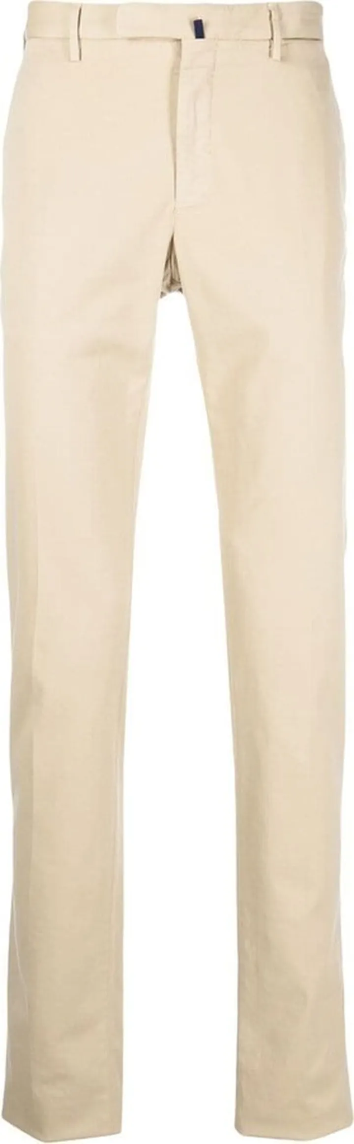 Mid-Rise Straight-Leg Trousers