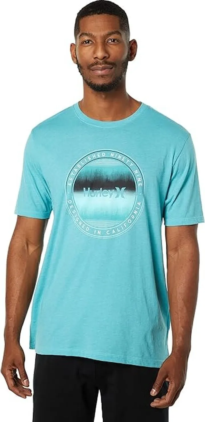 Hurley Wavelength Short Sleeve Tee (Wave Runner) Men's Clothing