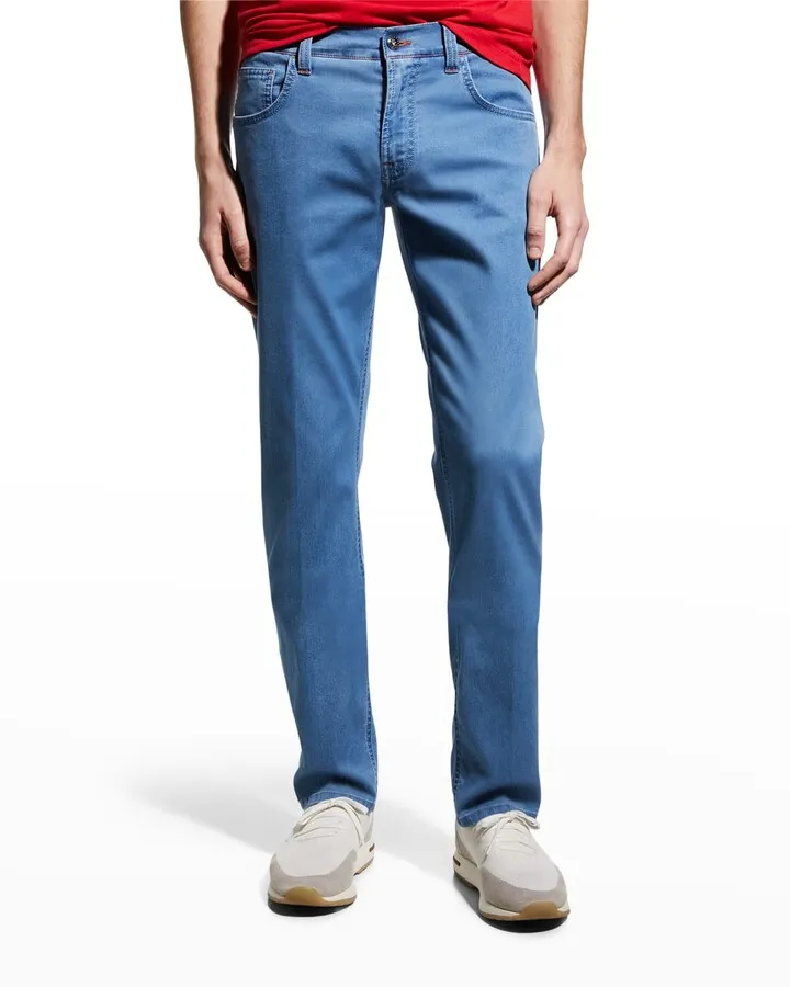 Men's Five Pocket Straight Leg Jeans