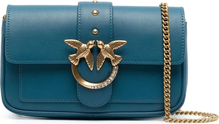 Love plaque shoulder bag