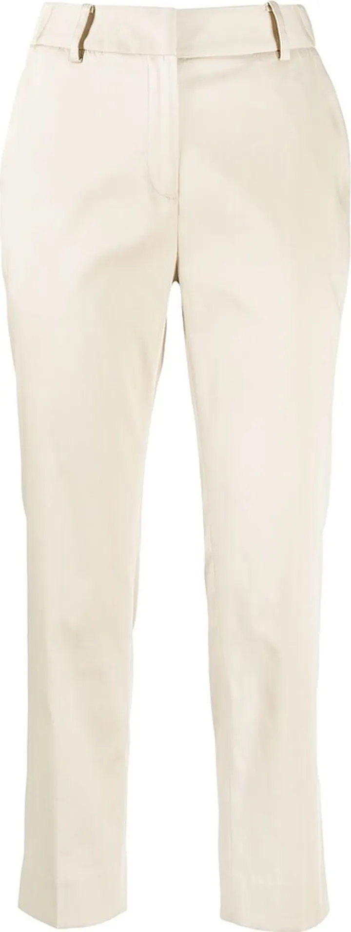 Cropped Tailored-Cut Trousers