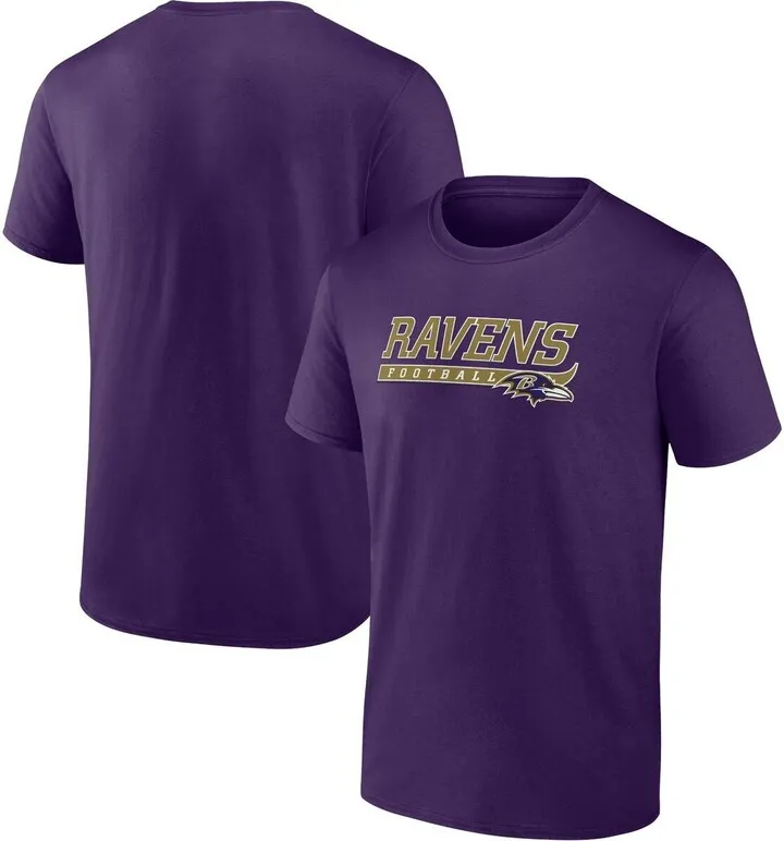 Men's Fanatics Branded Purple Baltimore Ravens Take The Lead T-shirt