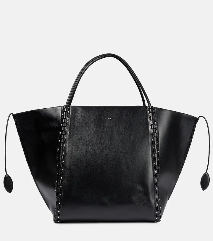 Hinge Large leather tote