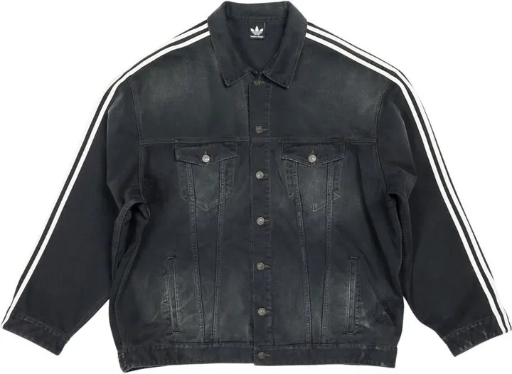 X Adidas Side-Stripe Denim Jacket
