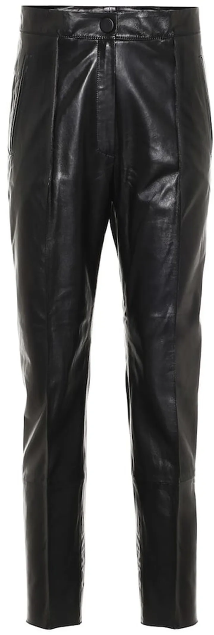 Hogan high-rise leather pants