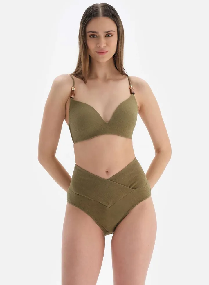 Plunge Neck Bikini Top