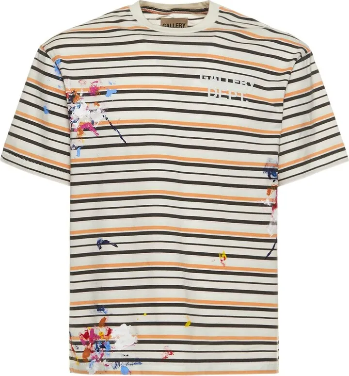 Nelson distressed striped t-shirt