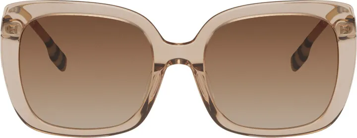 Burberry Brown Oversized Square Sunglasses