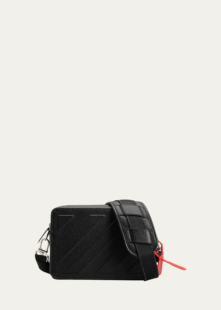 Men's Binder Leather Crossbody Bag
